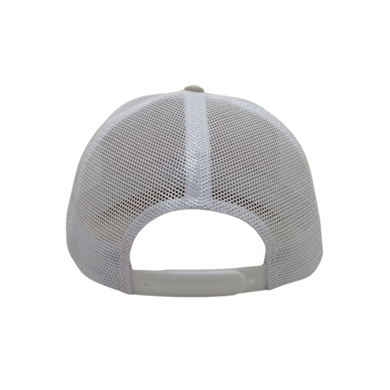 Vietnam OEM/ODM Supplier Custom Trucker Hats with Leather Patch Logo 6 Panel Slightly Curved Brim Adjustable Buckle Stylish L01 4