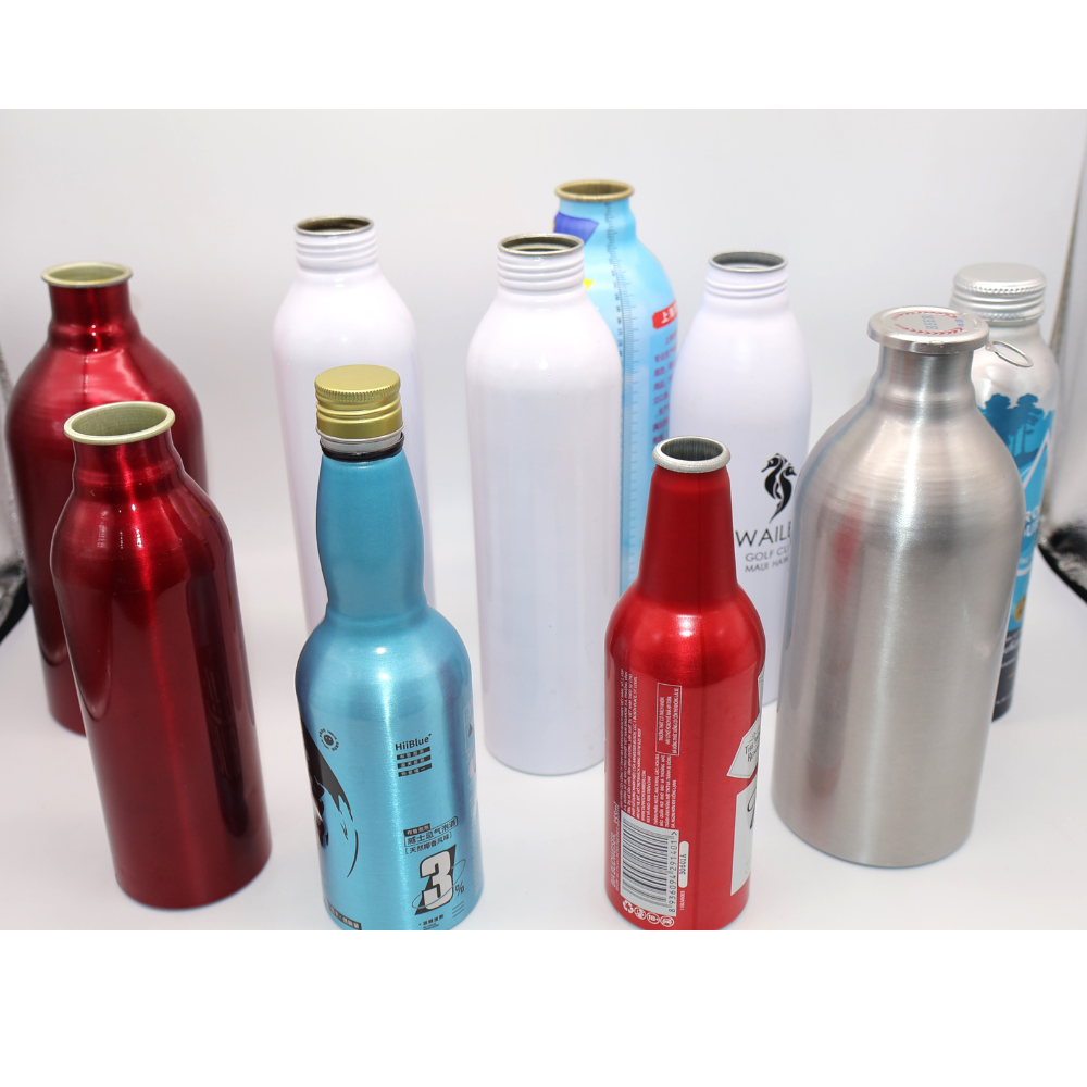Vietnam Wholesale Aluminum Metal Bottles With Screw Cap Sport Water Flask Bottle Eco Friendly Durable Reusable Customized Colors