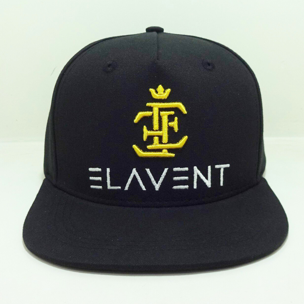 Vietnam Wholesale Black Snapback High Profile Embroidered 3D Embroidered Logo Fully Custom Inner Tapes Hip Hop Style Fashionable 2