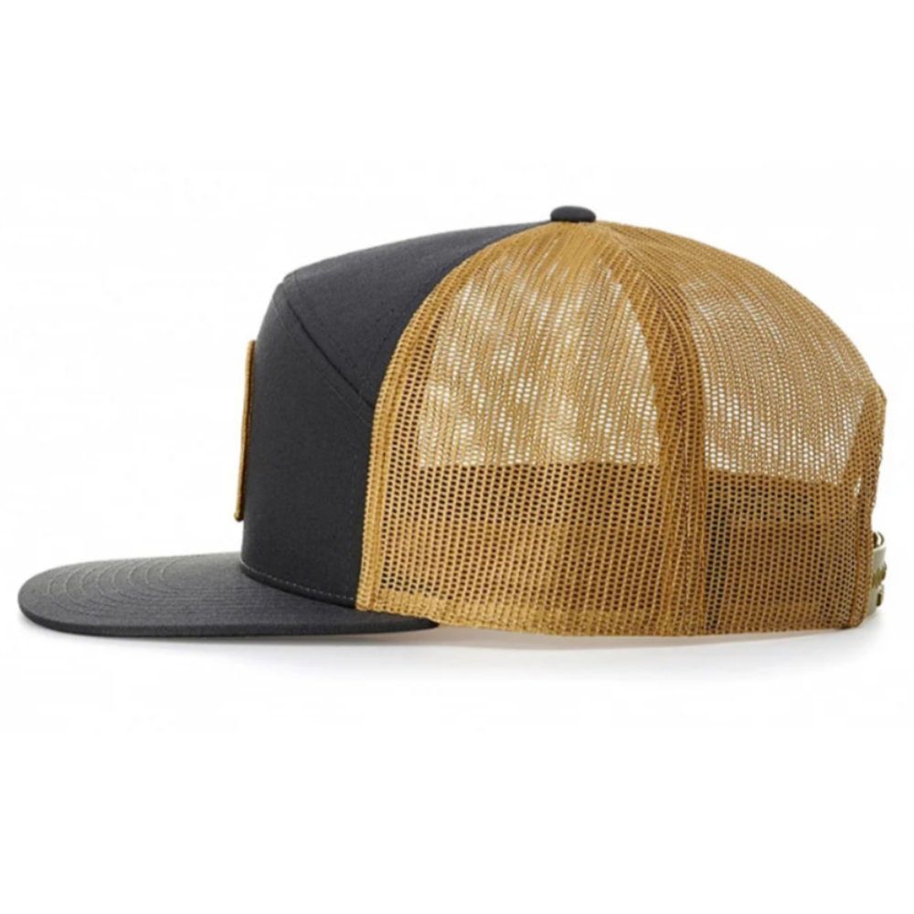 Vintage Style OEM Woven Patch Mesh Back Trucker Hat High Quality Vietnam Made Adjustable Fit Caps Gorras For Hunting Casual L01 2
