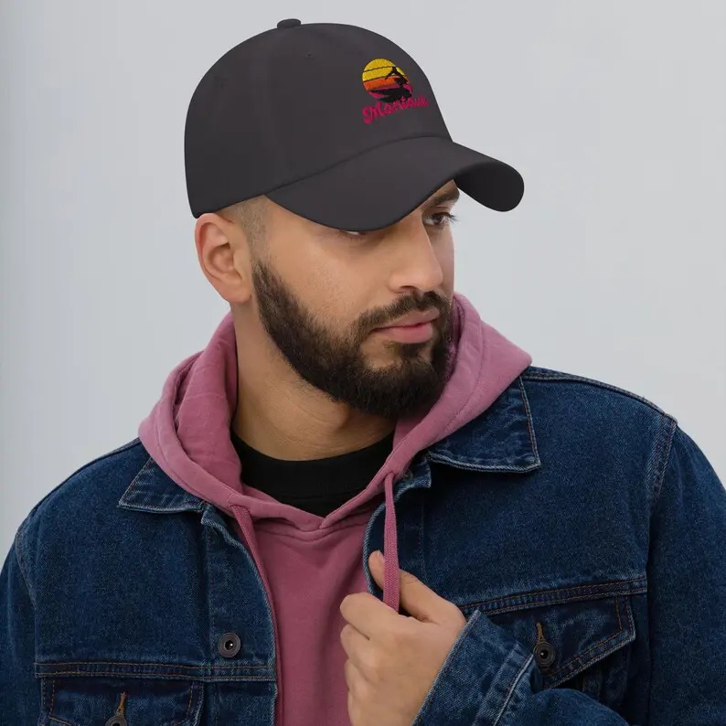 Vintage Sunset Embroidered Vietnam Headwear Dad Hat Adjustable Fit Cotton Baseball Caps Sports Caps For Retro Summer Style L01 4