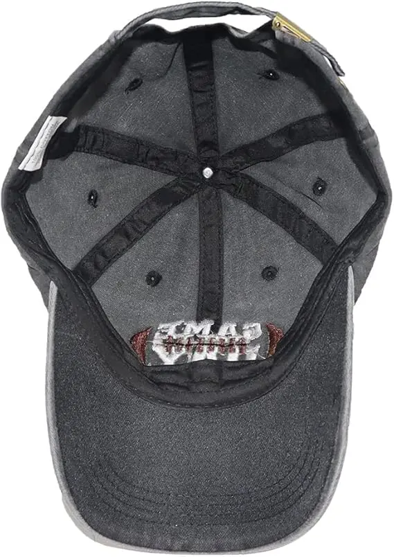 Washed Baseball Cap From Vietnam With Game Day Football Embroidered Logo Adjustable Cotton Hat For Team Spirit Outdoor Fans L01 5