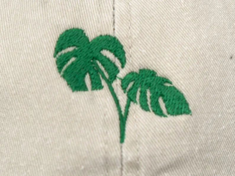 Washed Baseball Caps Custom Leaf Embroidered Logo Vietnam Made Dad Hat Gorras For Men Tropical Style Camping Travel Casual L01 5