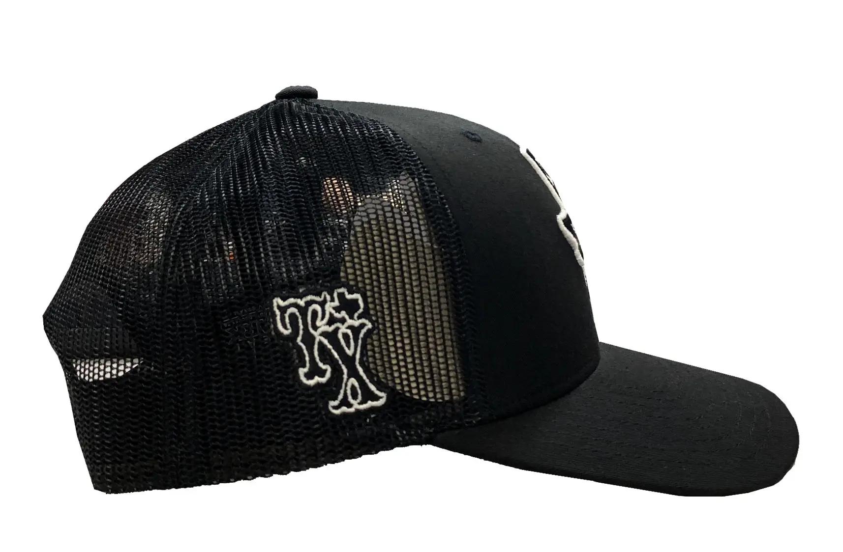 Wholesale 3D Embroidery Black Color Curved Brim 6-Panel Mid Profile High Quality Sports Trucker Hat From Vietnam Supplier 3