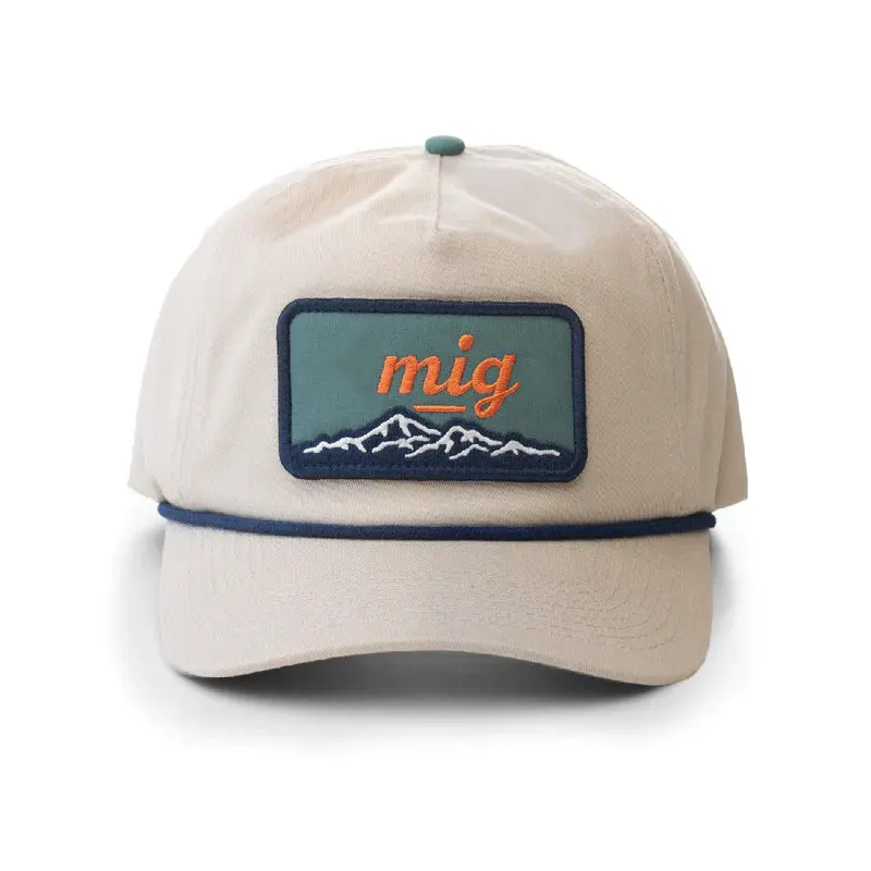 Wholesale 5 Panel Unstructured Baseball Cap with Rope Custom Logo High Quality Adjustable Plastic Buckle Baseball Cap in Vietnam 1