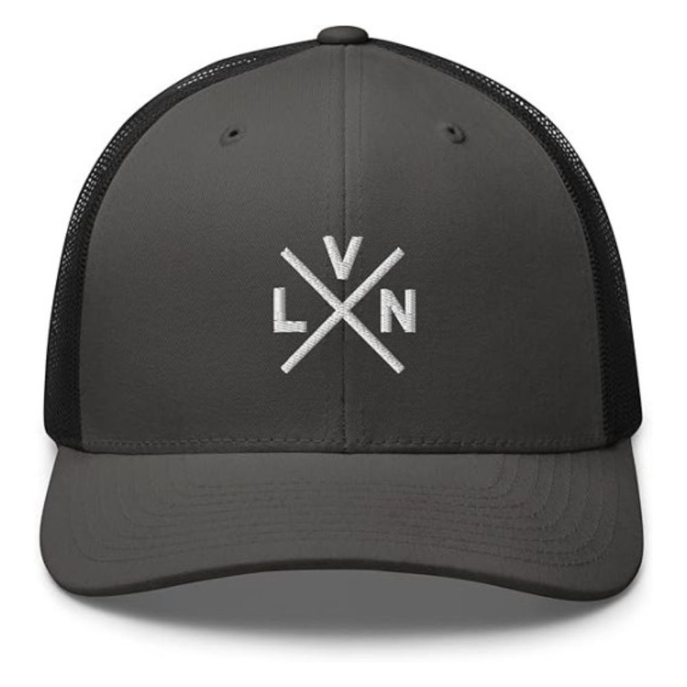 Wholesale 6 Panel Embroidered Trucker Hat Custom Mesh Single Breasted Buckle Custom Gray Black Brown Navy Blue Color Adjustable 5