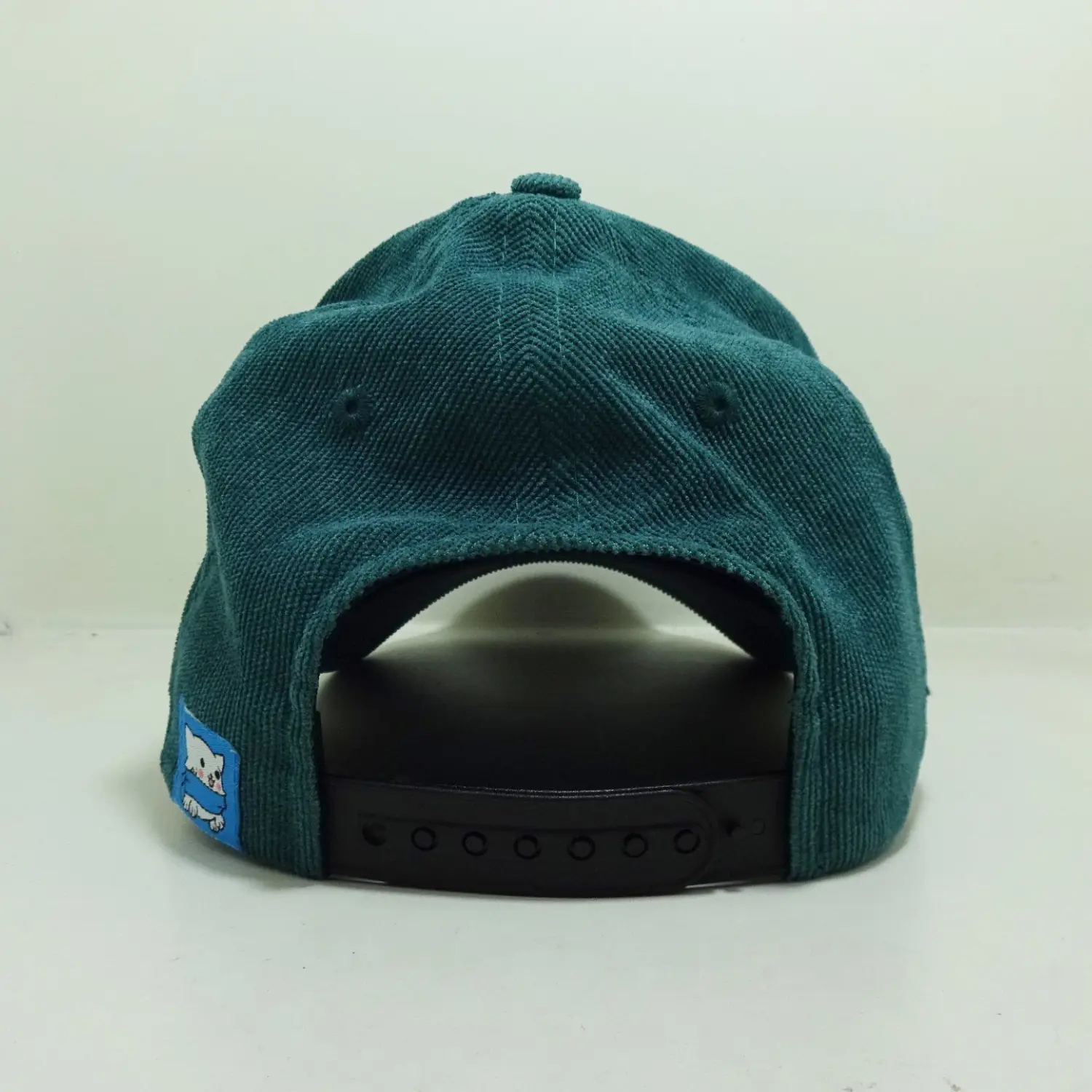 Wholesale 6 Panel Green Embroidery Corduroy Baseball Cap for Man and Woman 6