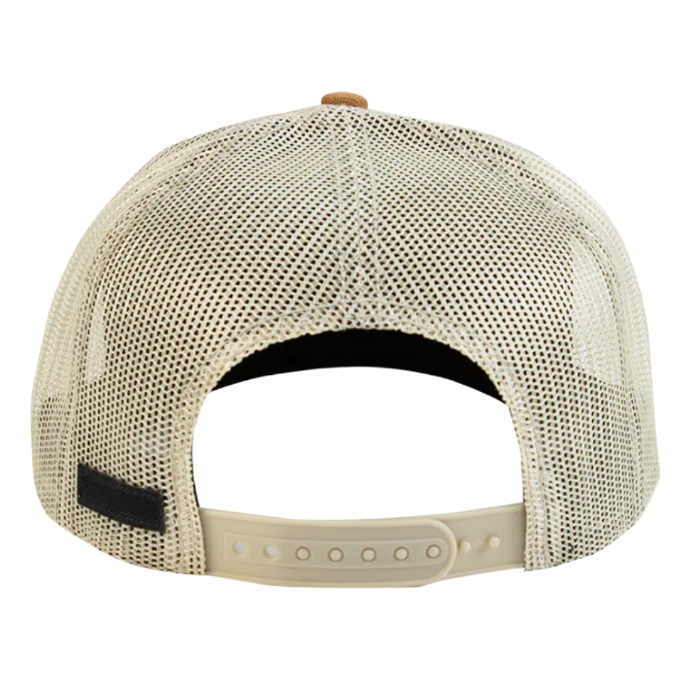 Wholesale Camel Camouflage Trucker Hat 6 Panel Structured Caps Embroidered Logo Patch on Front Tag on Snapback Closure Men Women 6