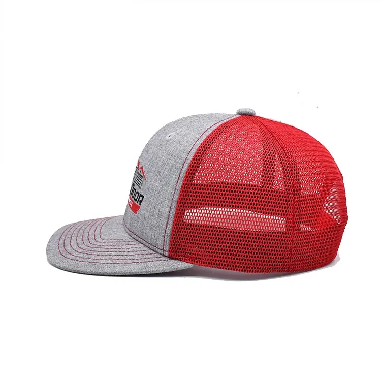 Wholesale Caps Luxury High Quality Trucker Hat Custom Logo Mix Color Pre-Curved Brim Adjustable Sports Cap for Unisex 2