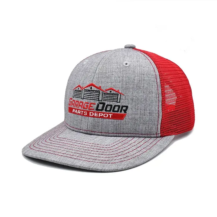 Wholesale Caps Luxury High Quality Trucker Hat Custom Logo Mix Color Pre-Curved Brim Adjustable Sports Cap for Unisex 1
