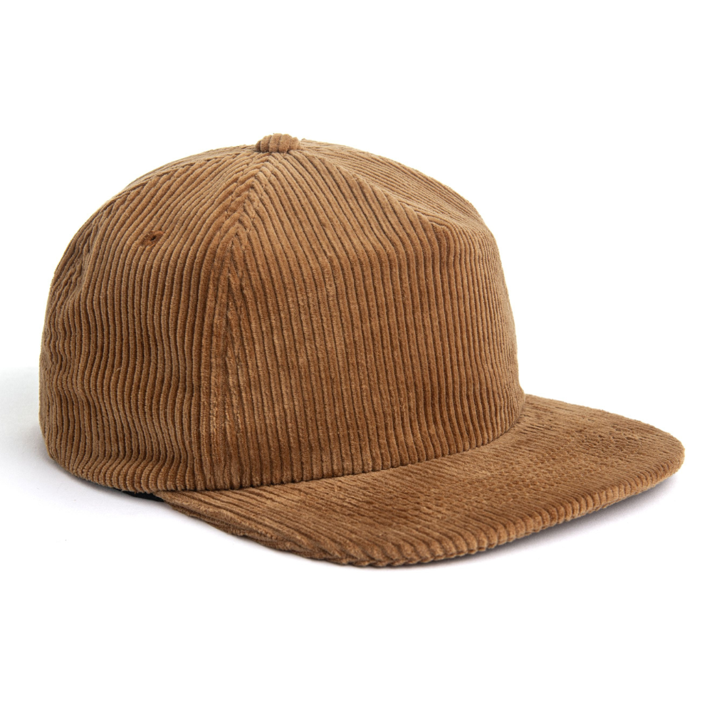 Wholesale Corduroy 5 Panel Snapback Flat Brim Plastic Single Row Buckle Snapback Custom Label Inside and Tag Outside Vintage OEM 4