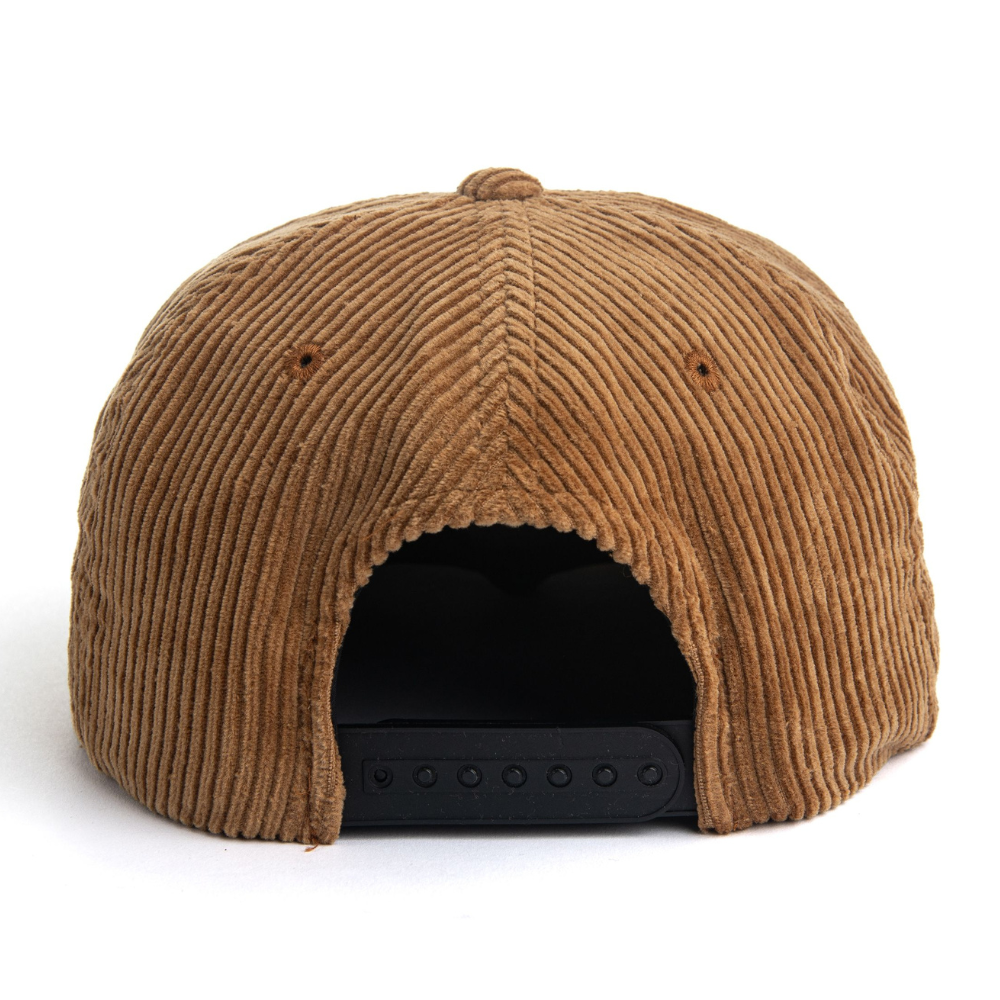 Wholesale Corduroy 5 Panel Snapback Flat Brim Plastic Single Row Buckle Snapback Custom Label Inside and Tag Outside Vintage OEM 7