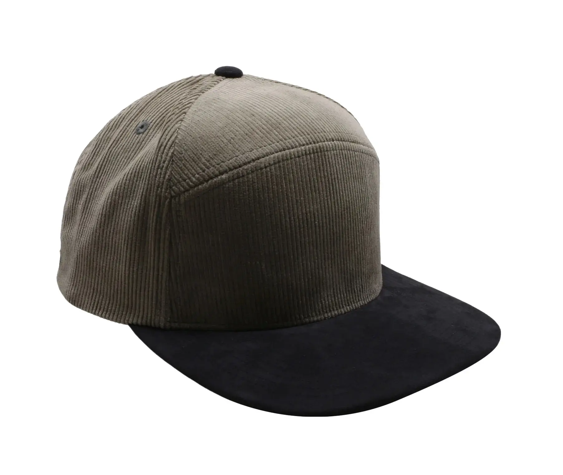 Wholesale Corduroy Outdoor Hiphop Sports Caps High Quality Custom 7 Panels Plain Snapback Caps Classic Snapback Caps 3