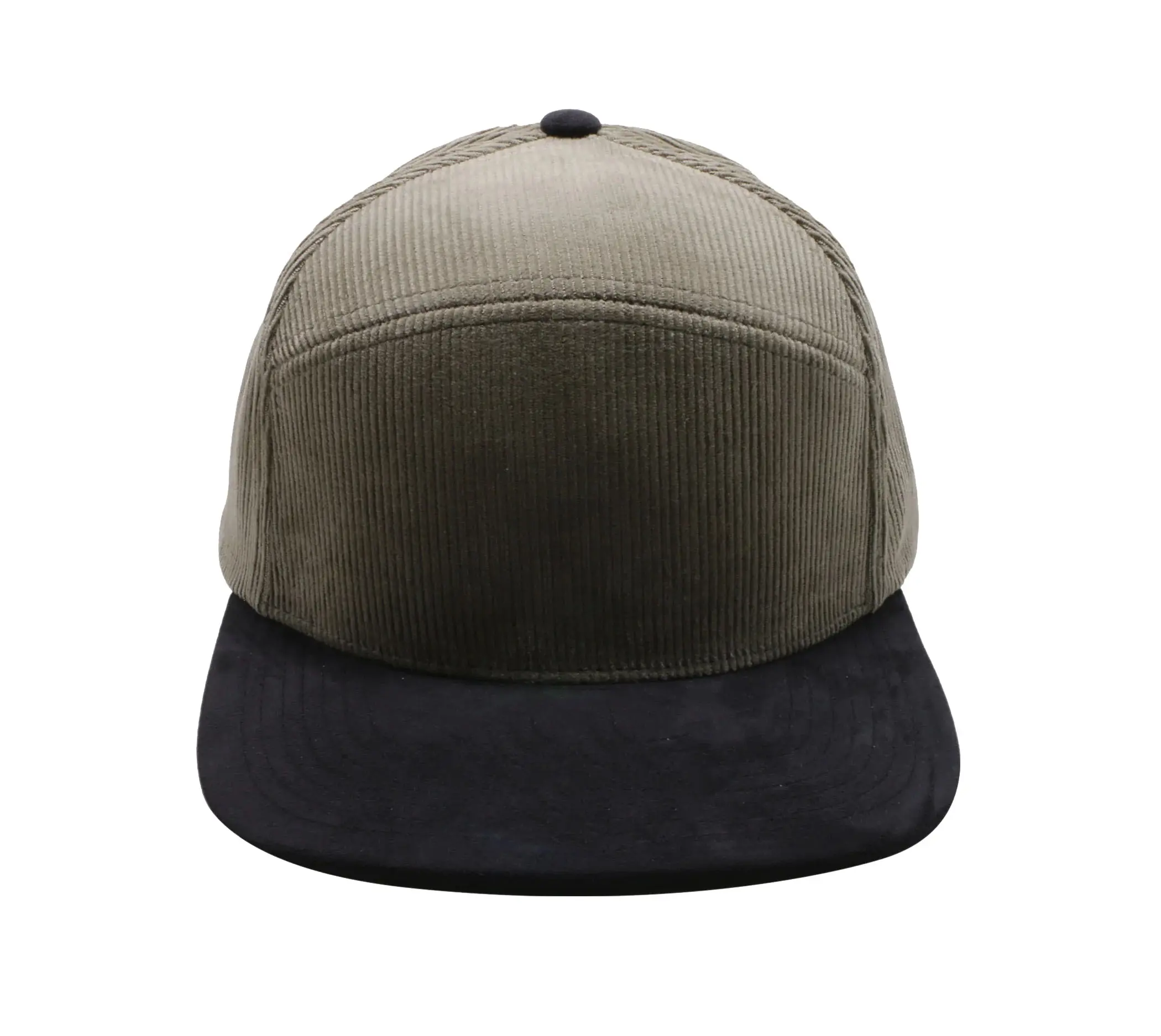 Wholesale Corduroy Outdoor Hiphop Sports Caps High Quality Custom 7 Panels Plain Snapback Caps Classic Snapback Caps 1