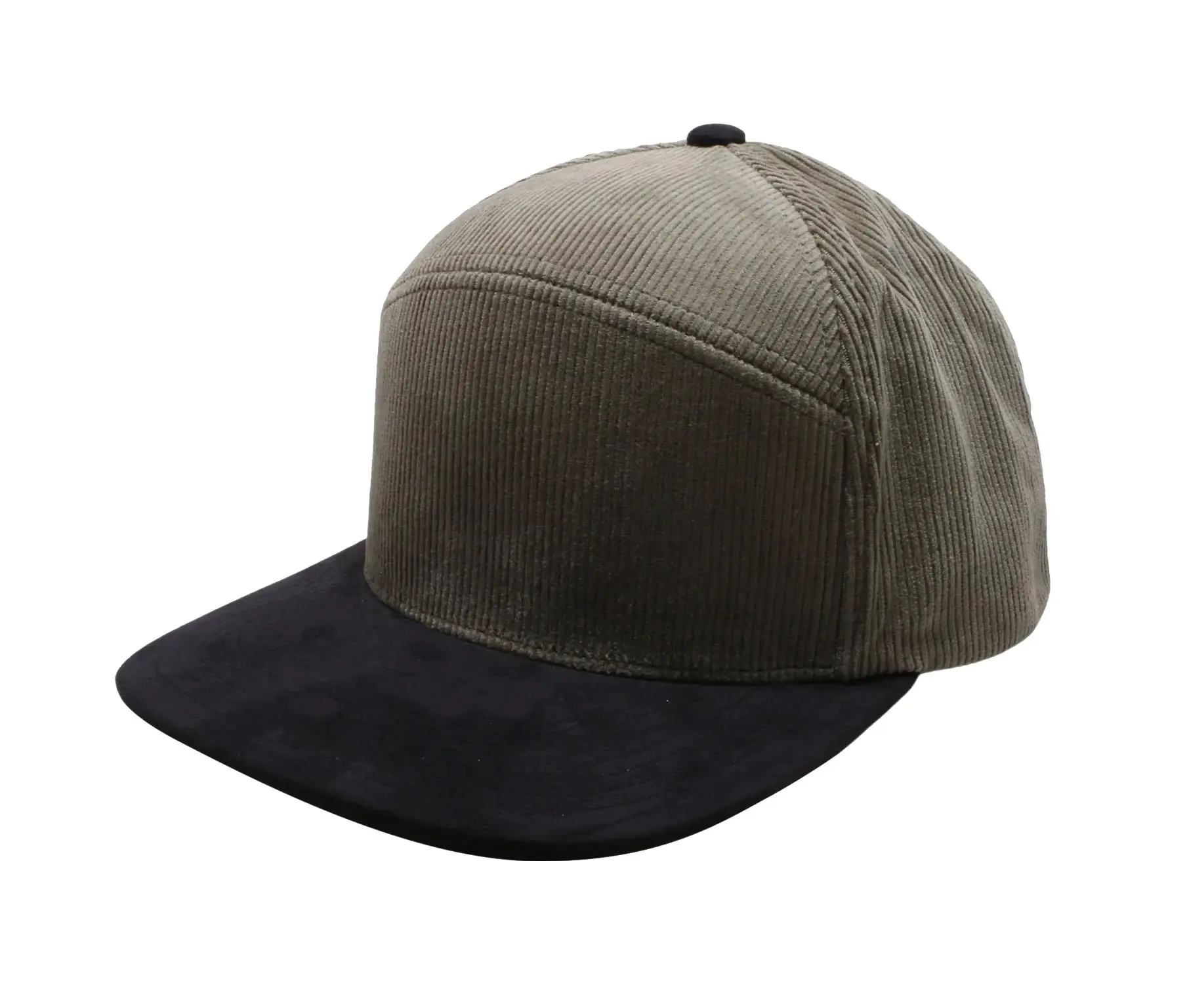 Wholesale Corduroy Outdoor Hiphop Sports Caps High Quality Custom 7 Panels Plain Snapback Caps Classic Snapback Caps 2