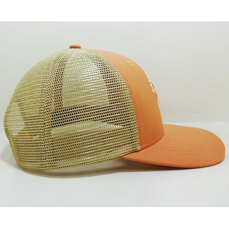 Wholesale Custom 2D Embroidered Patch Logo Trucker Hat Vietnam Made Breathable Mesh Back Caps For Men Women Outdoor Promotion L1 5