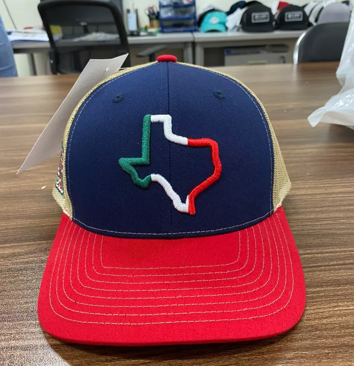 Wholesale Custom 3D Embroidery Logo Trucker Hats Gorras Men Sport Caps Two Tone Custom Brand Name Caps Snapback Cap 2