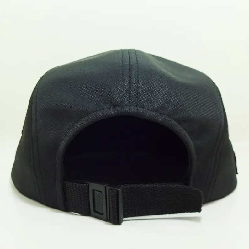 Wholesale Custom 5 Panel Camp Caps Snapback With Rubber Patch Running Hat Curved Brim Gorras Vietnam Made Sports Streetwear L01 6