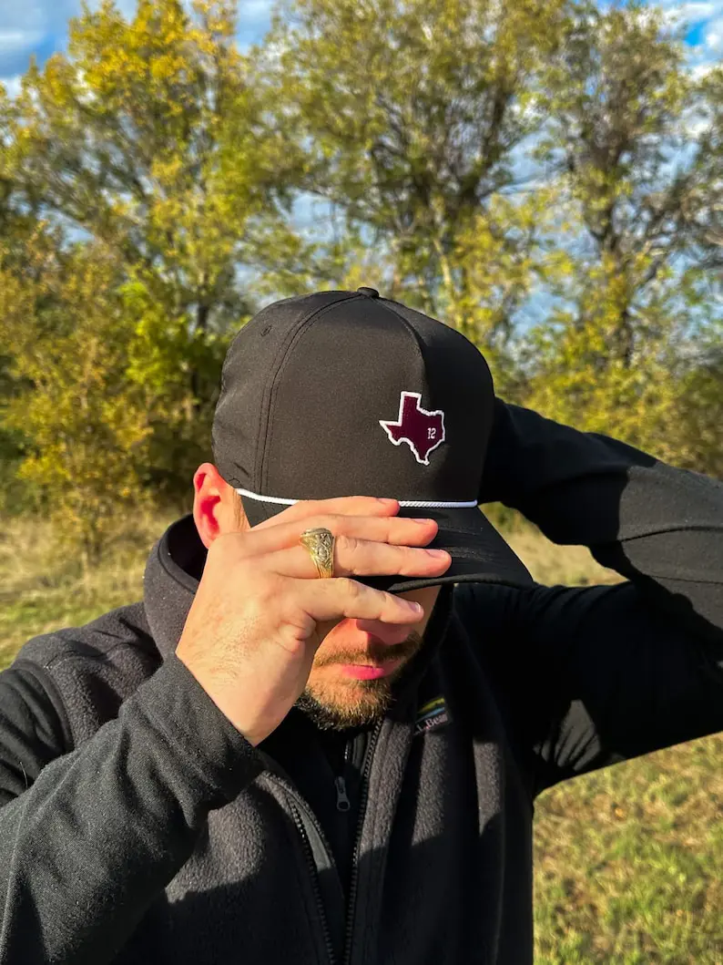 Wholesale Custom Baseball Caps Texas State Woven Patch Vietnam Made Adjustable Hat With Rope For Men Women Casual Promotion L01 6