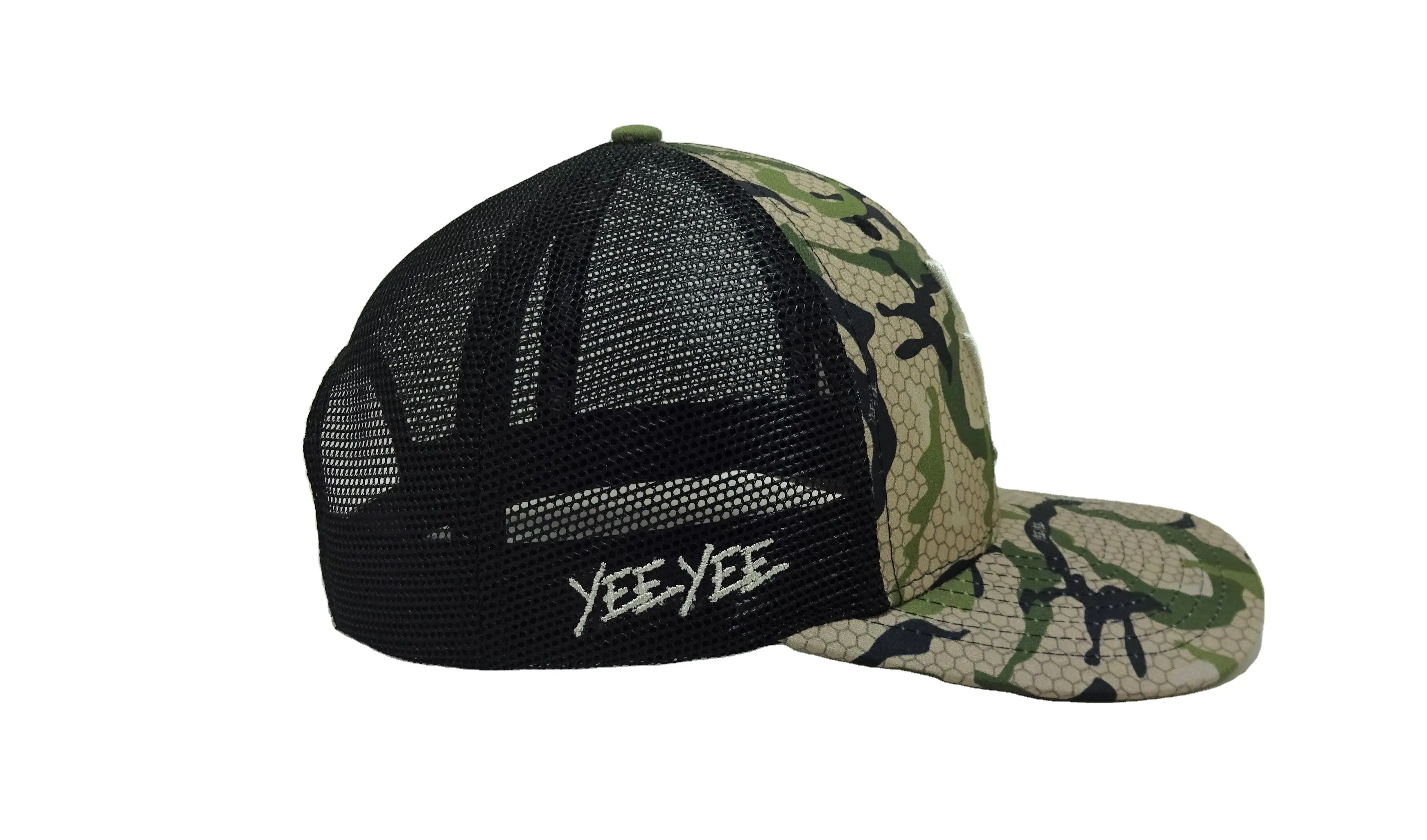 Wholesale Custom Camouflage Trucker Caps 3D Embroidery Logo High Quality Trucker Hats Make in Vietnam Factory 2