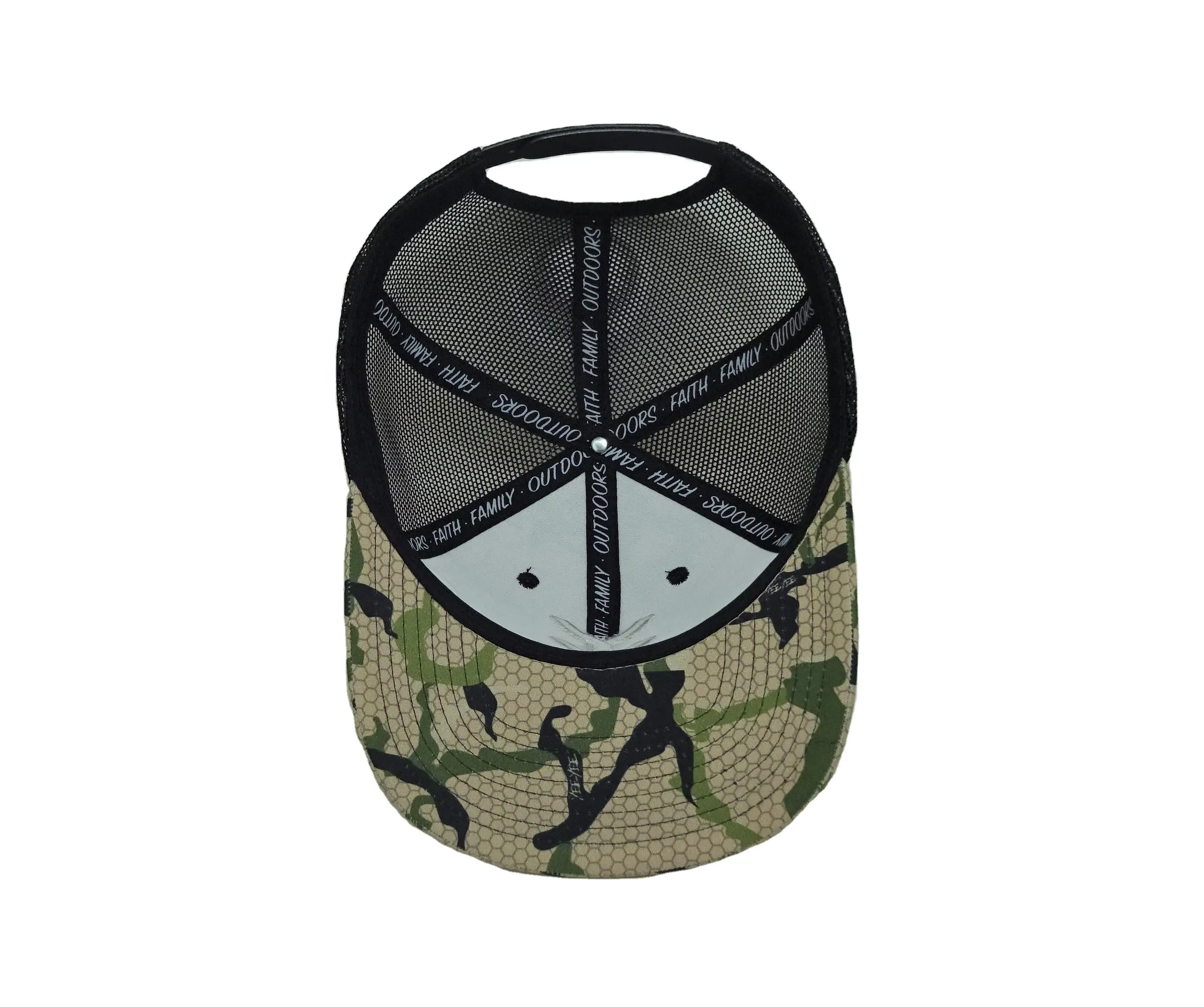 Wholesale Custom Camouflage Trucker Caps 3D Embroidery Logo High Quality Trucker Hats Make in Vietnam Factory 3