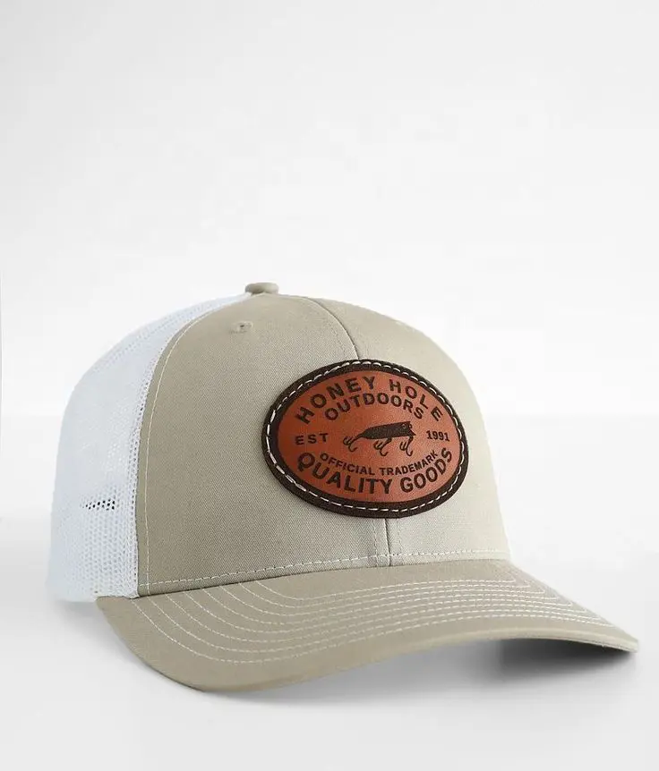Wholesale Custom Color Trucker Hats Injae Headwear Custom Leather Patch Logo Hats High Quality Vietnam Products 6