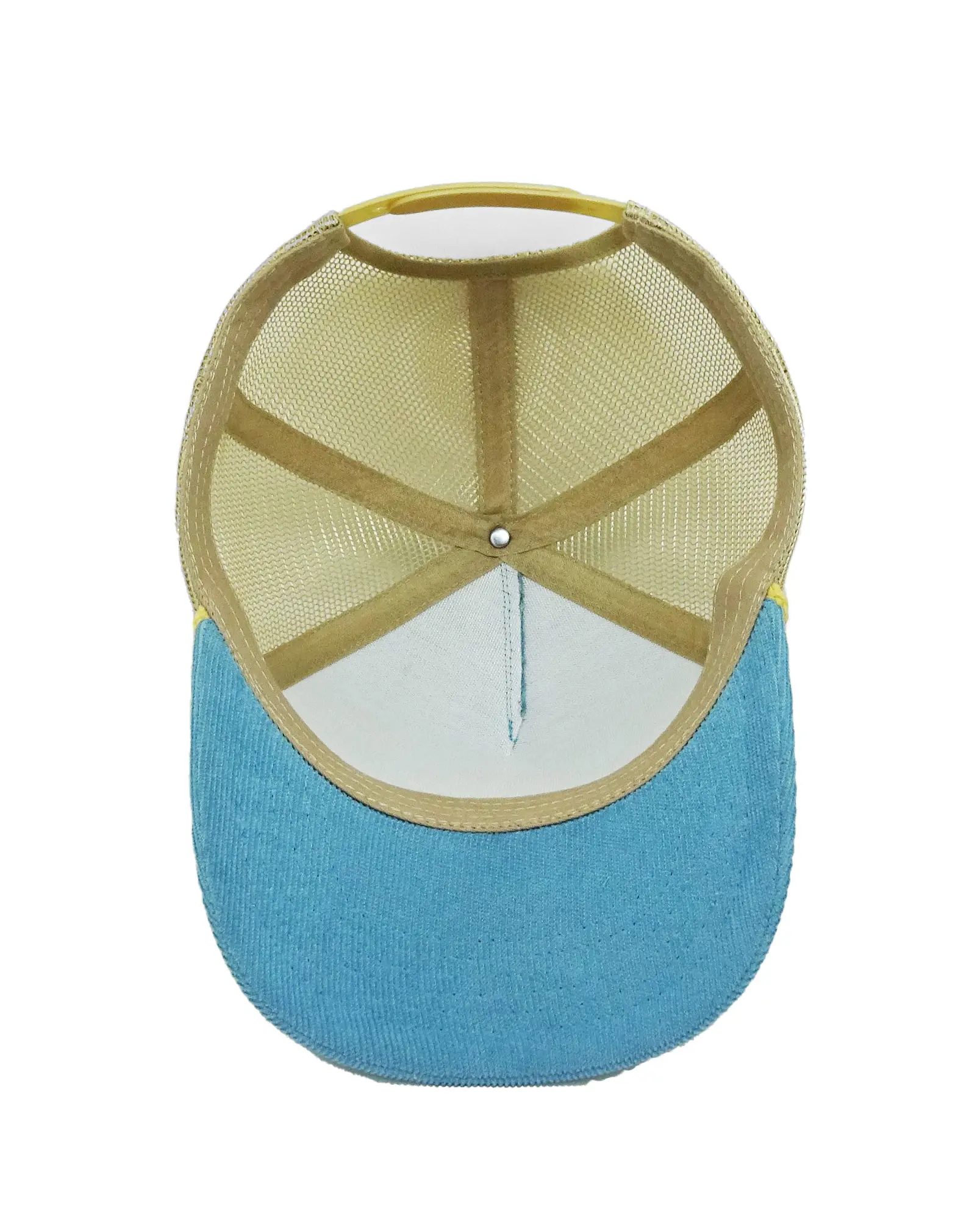 Wholesale Custom Corduroy Trucker Hat with Rope 5-Panel High Quality Sports Cap for Outdoor Unisex Small MOQ Vietnam Factory 5
