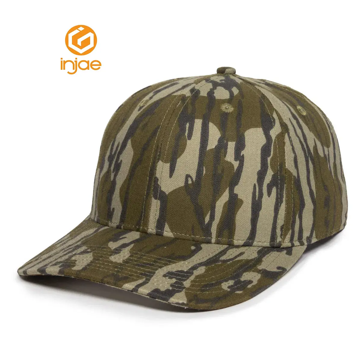 Wholesale Custom Dad Hat Outdoor Camouflage Hunting Sports Digital Printing High Quality Forest-Camo Baseball Cap for Unisex 2