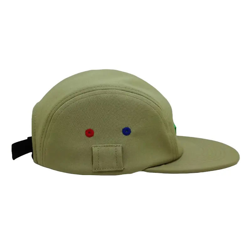 Wholesale Custom Design Rubber Patch Logo 5 Panel Camp Caps Sports Running Snapback Hats Made In Vietnam Casual Outdoor Style L1 4