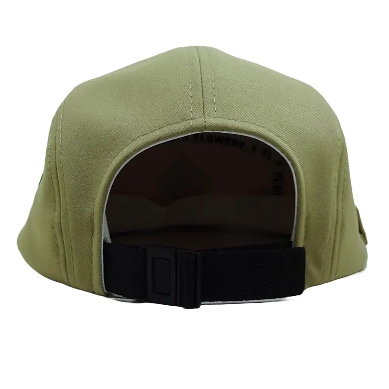 Wholesale Custom Design Rubber Patch Logo 5 Panel Camp Caps Sports Running Snapback Hats Made In Vietnam Casual Outdoor Style L1 7