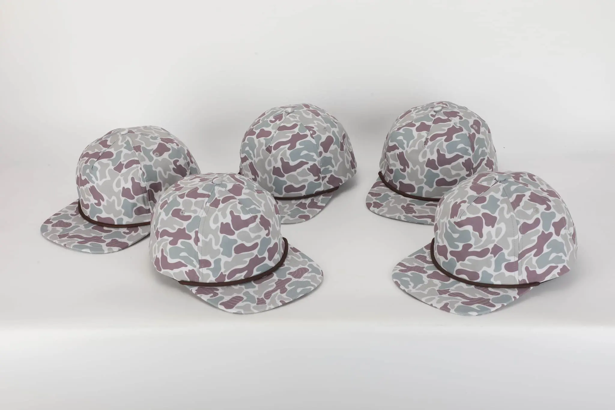 Wholesale Custom Retro Vintage Camo Snapback Cap Camouflage Rope Hat Outdoor Sports Cap Vietnam Factory Classic Trucker Caps 6