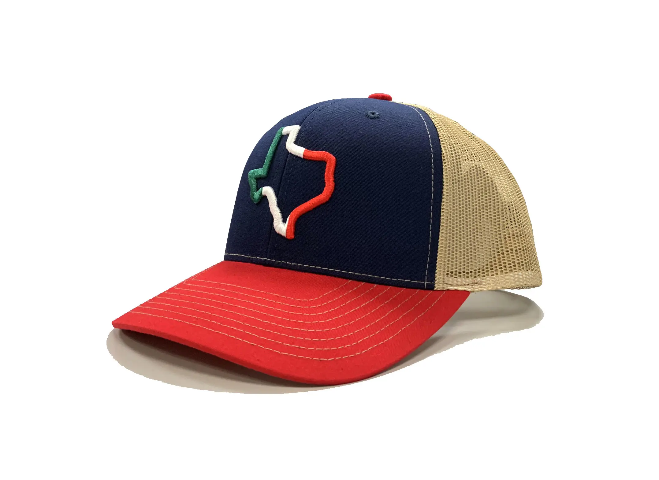 Wholesale Custom Trucker Hat 3D Embroidery Logo 6-Panel High Quality 65% Cotton 35% Polyester Fabric Snapback Cap for Man 2