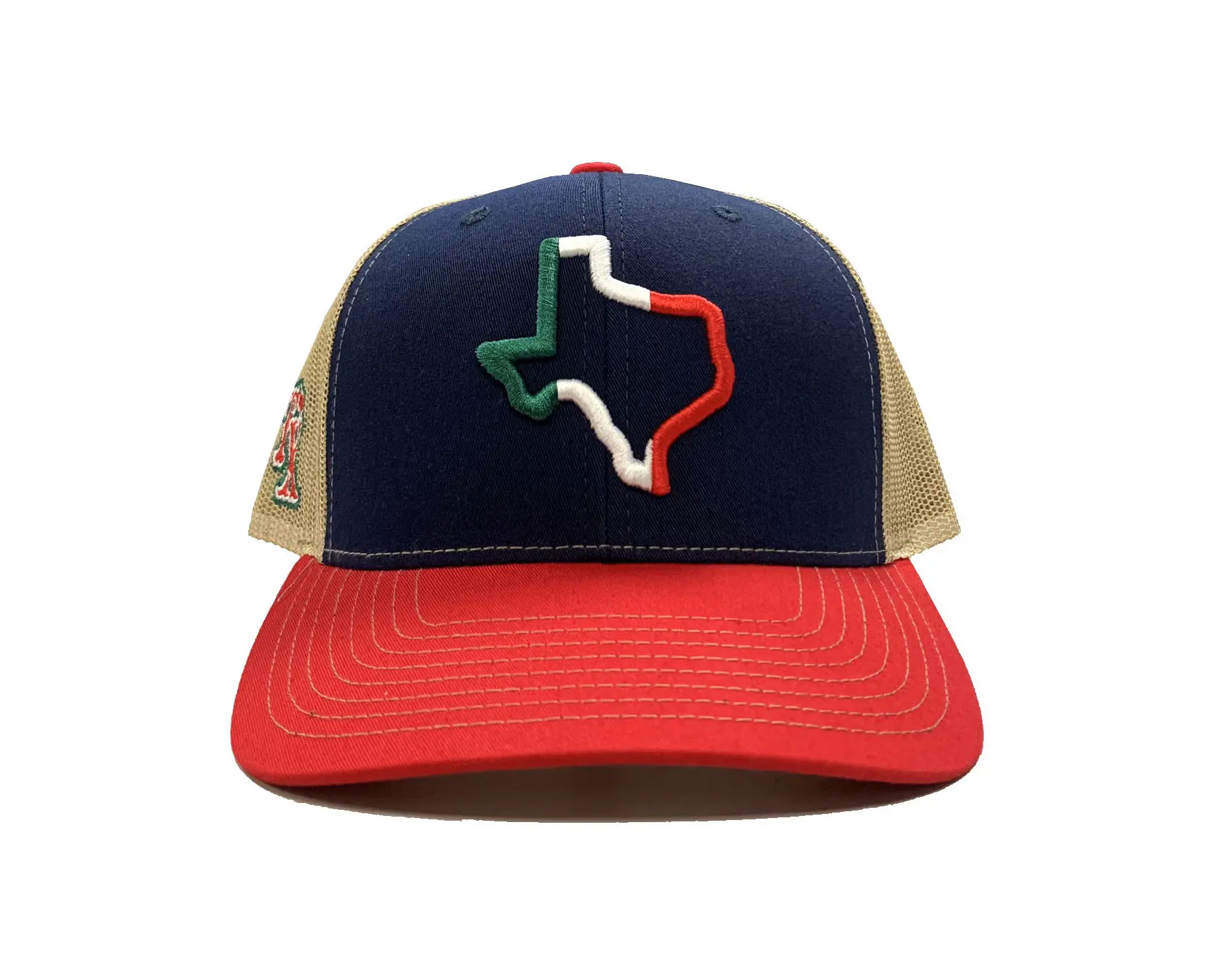 Wholesale Custom Trucker Hat 3D Embroidery Logo 6-Panel High Quality 65% Cotton 35% Polyester Fabric Snapback Cap for Man 1