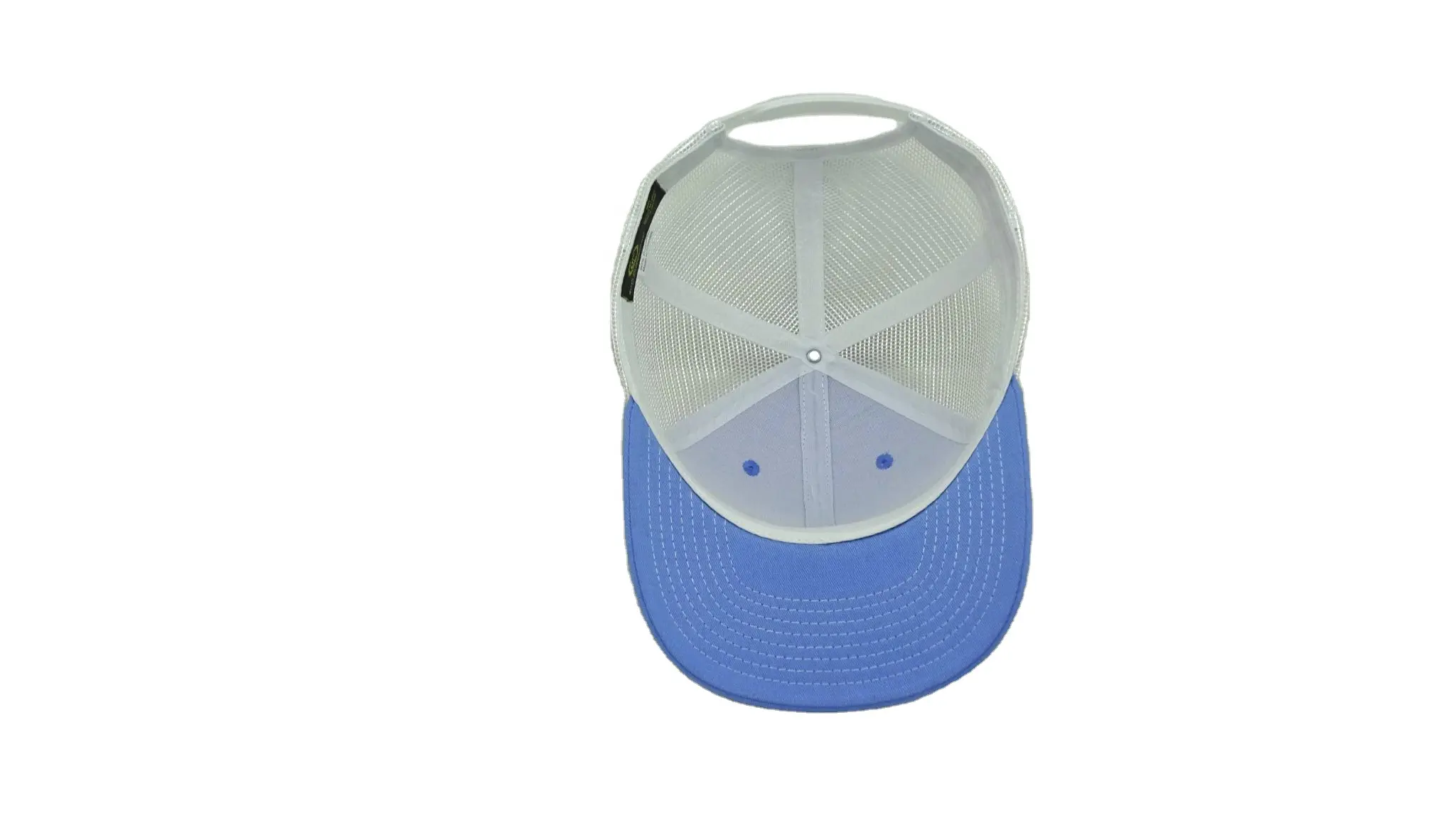 Wholesale Custom Trucker Hats in Vietnam Factory High Quality Blue/White Blank Trucker Hats for Men Sport Caps Snapback Cap 2