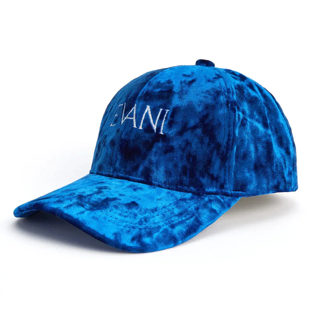 Wholesale Custom Velvet Baseball Cap 6 Panel High Quality High Fashion Soft Headwear Adjustable Promotional Dad Hat Baseball Cap 3