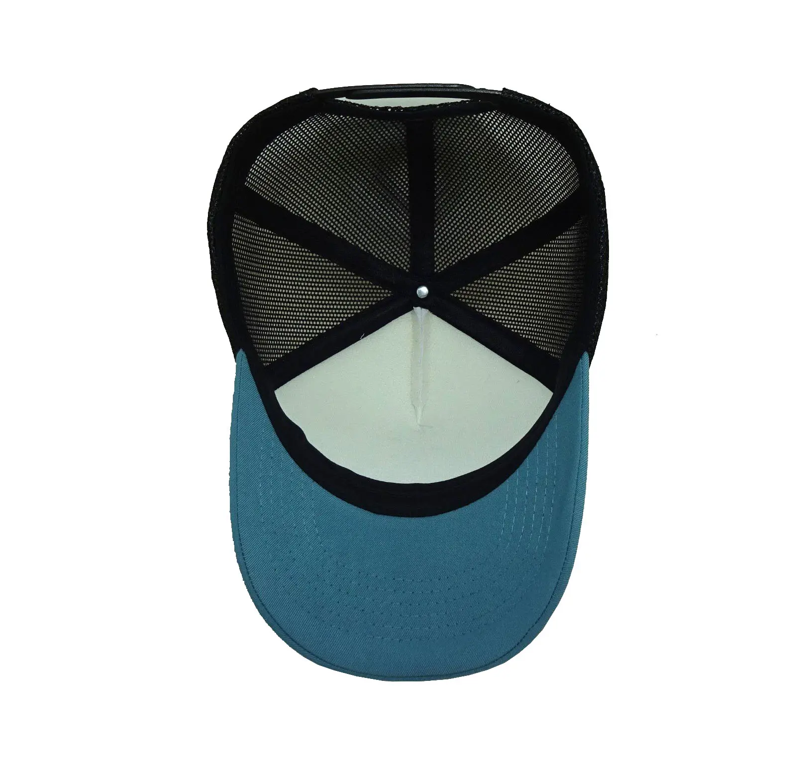 Wholesale Customize High Quality Curved Brim Trucker Hat for Unisex Two Tone Fashion Hip Hop Sports Cap in Vietnam Factory 6