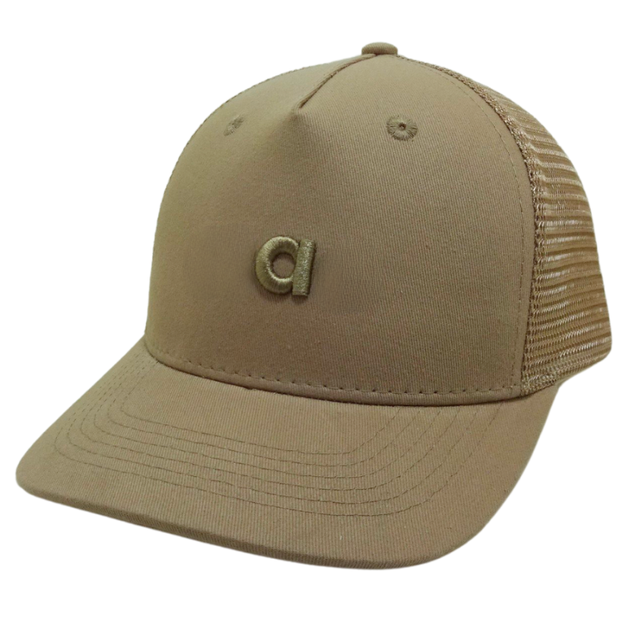 Wholesale Embroidered Snapback Trucker Hat 6 Panel Structured Letter Pattern With Mesh Custom Label Inside and Tag Outside OEM 3