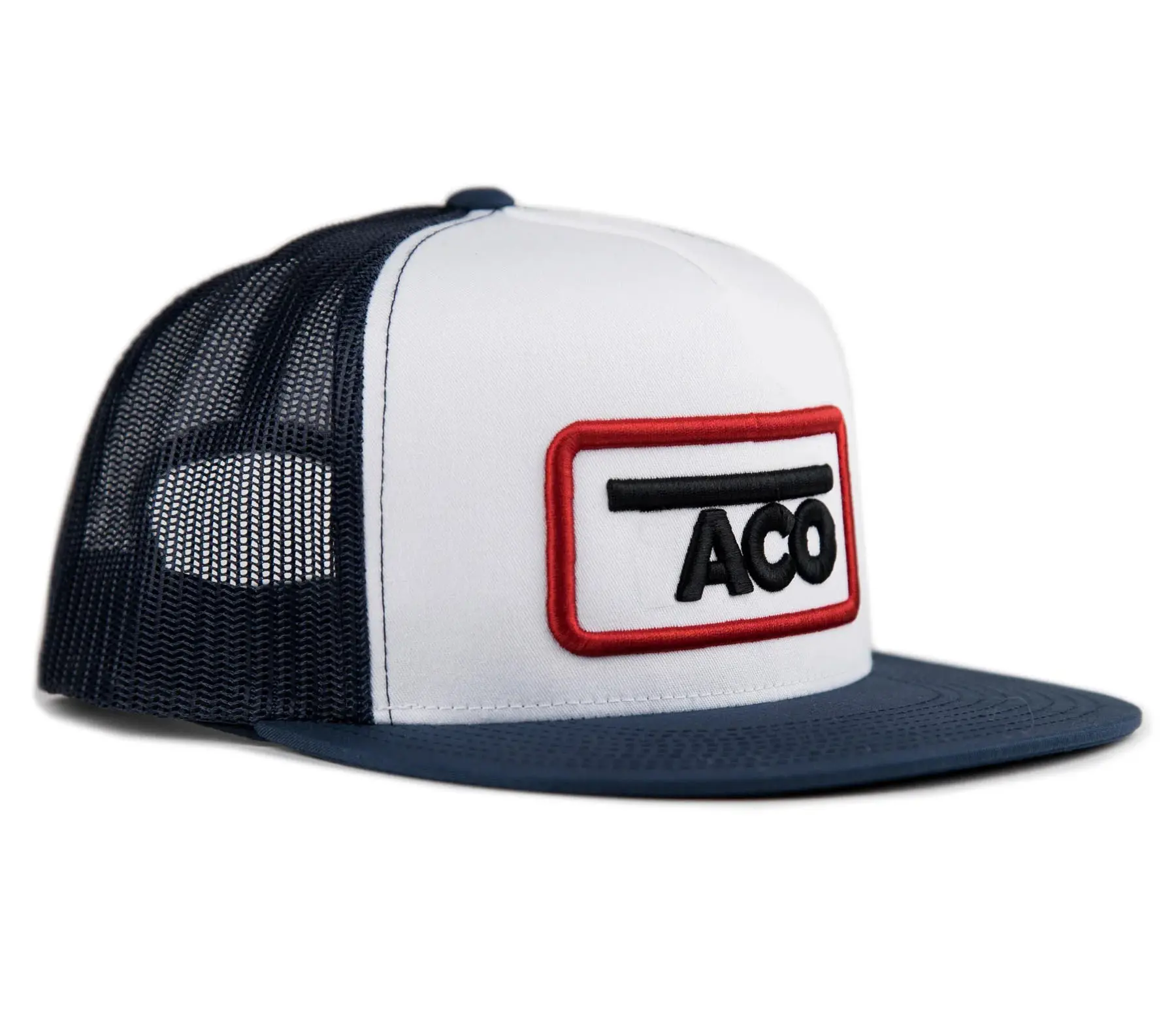 Wholesale High Fashion Hiphop Flat Trucker Hat Custom Logo High Quality Mesh Back Plastic Buckle Mix Color Trucker Hat 2
