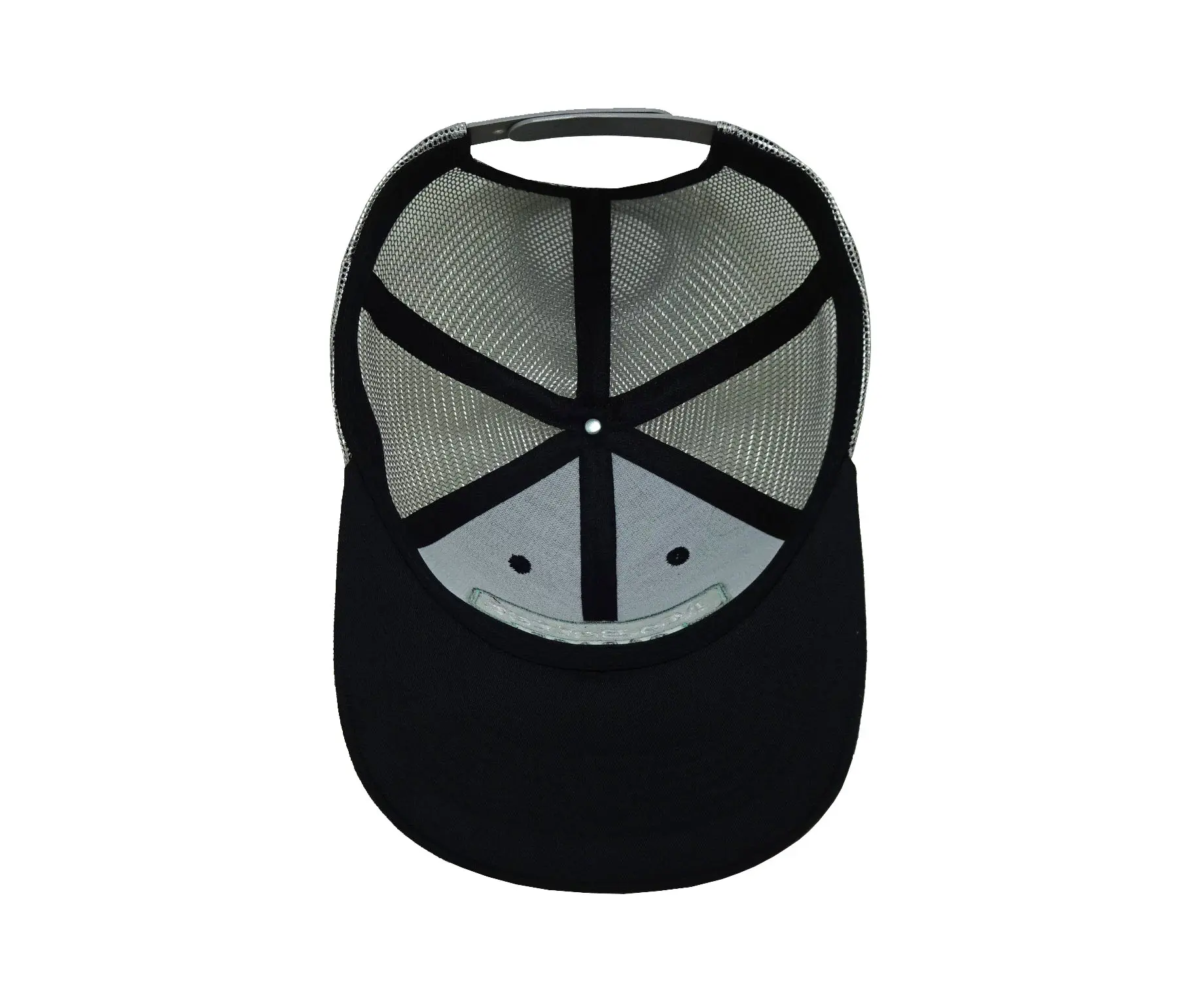 Wholesale High Quality 6 Panel Trucker Hat with Custom Logo Cotton Fabric Mesh Back Cap Adjustable Trucker Cap for Man Women 5