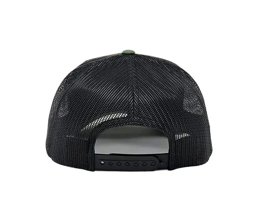 Wholesale High Quality Camo Trucker Hat Custom Logo Fisherman Promotional Sports Cap Mesh Back Plastic Buckle Snapback Cap 4