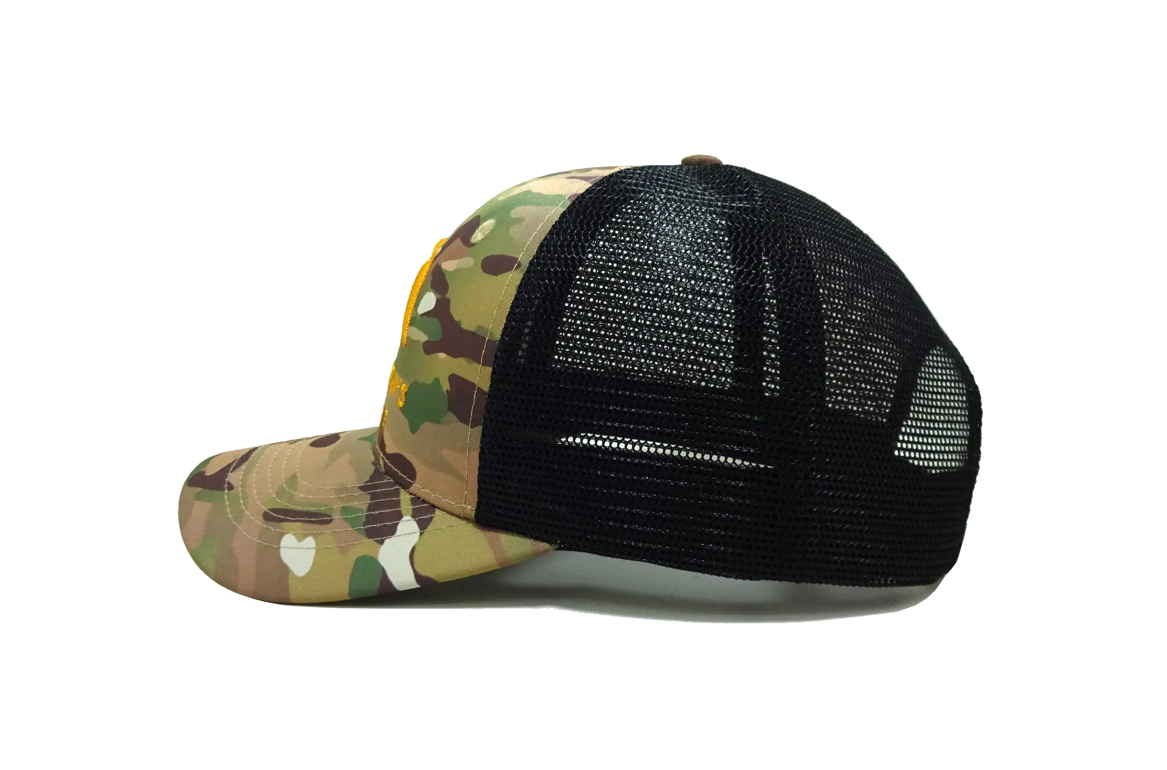 Wholesale High Quality Camouflage Trucker Hat with Custom Logo Digital Printing UV Protection for Hunting Outdoor Trucker Hat 4