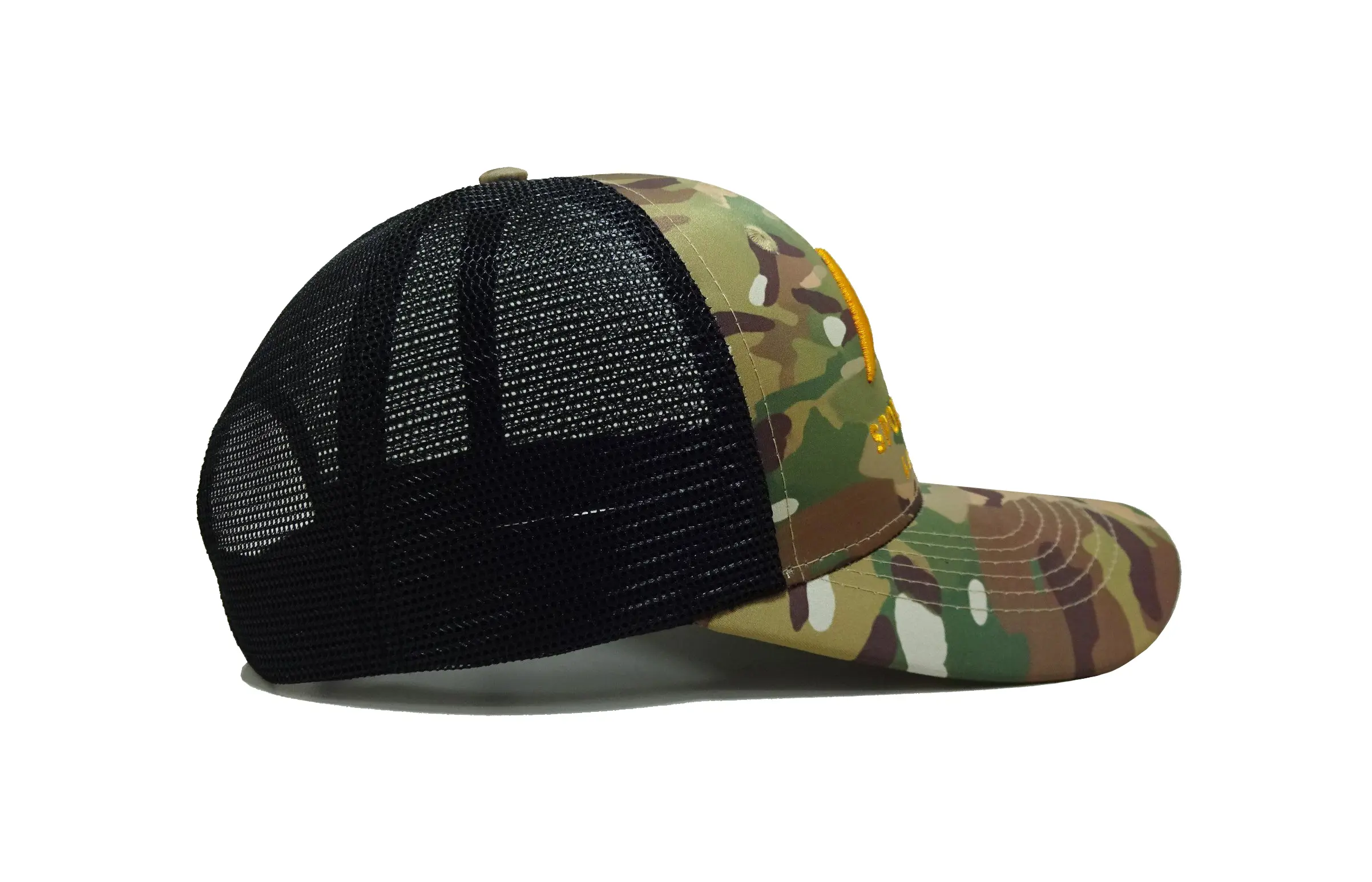 Wholesale High Quality Camouflage Trucker Hat with Custom Logo Digital Printing UV Protection for Hunting Outdoor Trucker Hat 5
