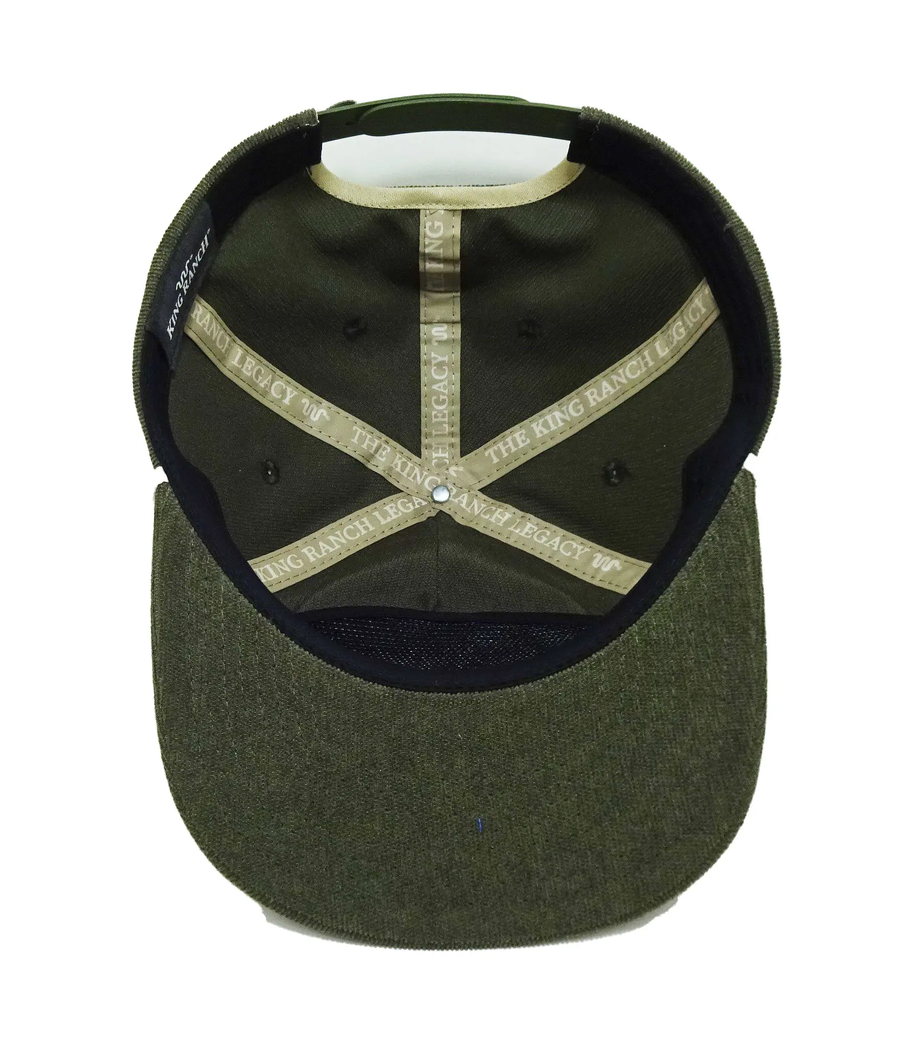 Wholesale High Quality Corduroy Baseball Caps Embroidery Logo with Rope Olive Color Custom Design in Vietnam Factory 6