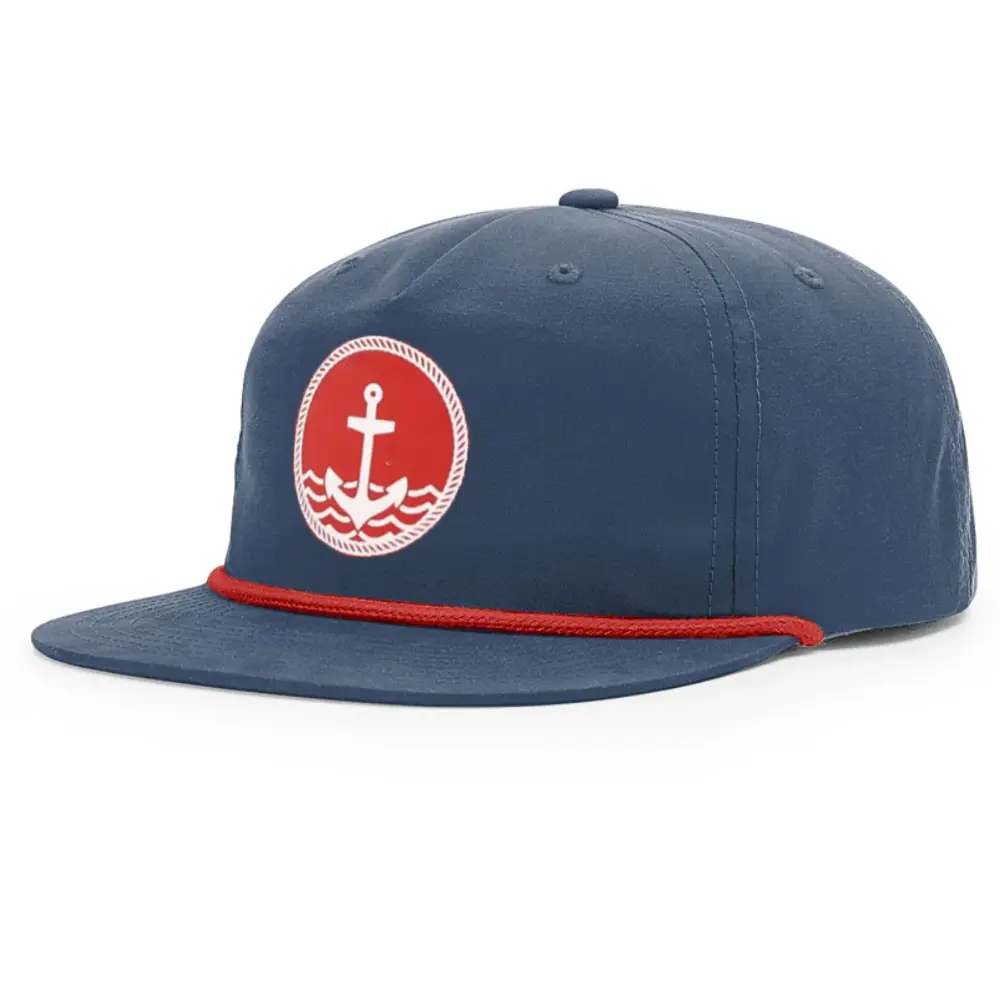 Wholesale High Quality Custom 5 Panel Ri 256 With Contrast Rope on the Brim Single Breasted Buckle for Men and Women Hip Hop OEM 6