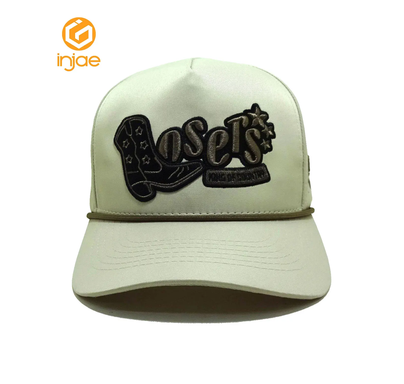 Wholesale High Quality Customize Laser Cut Baseball Cap with Rope 3D Embroidery High Fashion Sports Cap for Unisex 2