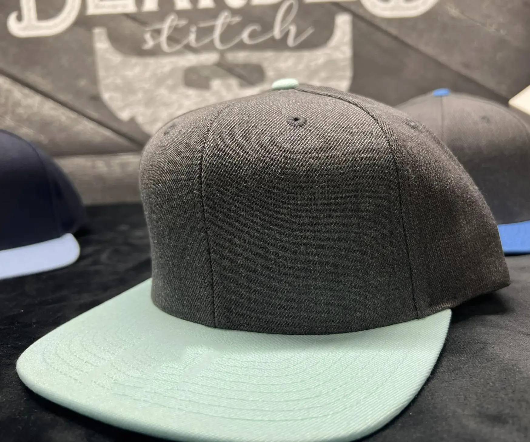 Wholesale High Quality Flat Visor Cotton Snapback Cap Custom Logo High Profile Adjustable Sports Cap for All Seasons 3