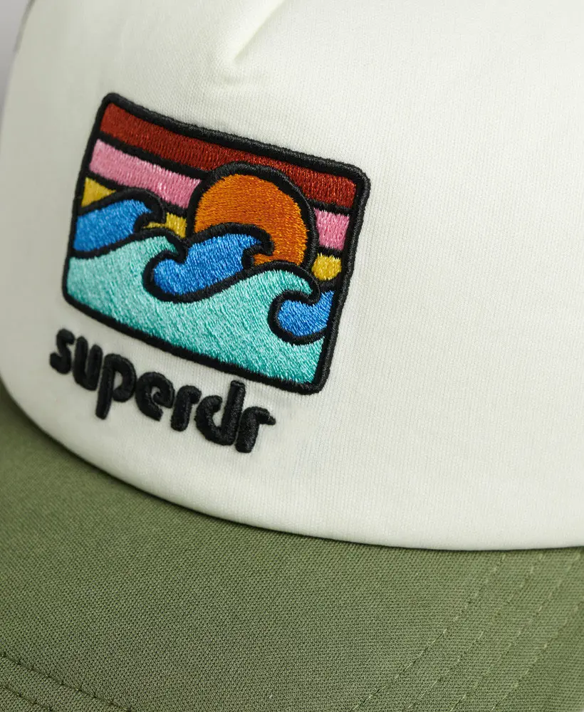 Wholesale High Quality Foam Trucker Hat with Custom Logo Olive/White Mesh Back Mid Profile Soft Headwear Sports Cap for Man 3