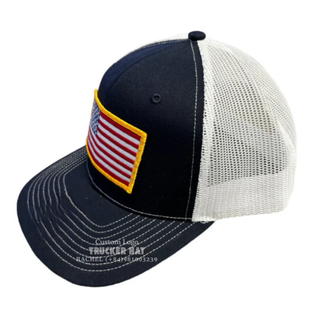 Wholesale High Quality R 112 FT Embroidered Logo Patch Slightly Curved Brim Adjustable Snapback Closure Vietnam Manufacturer OEM 6