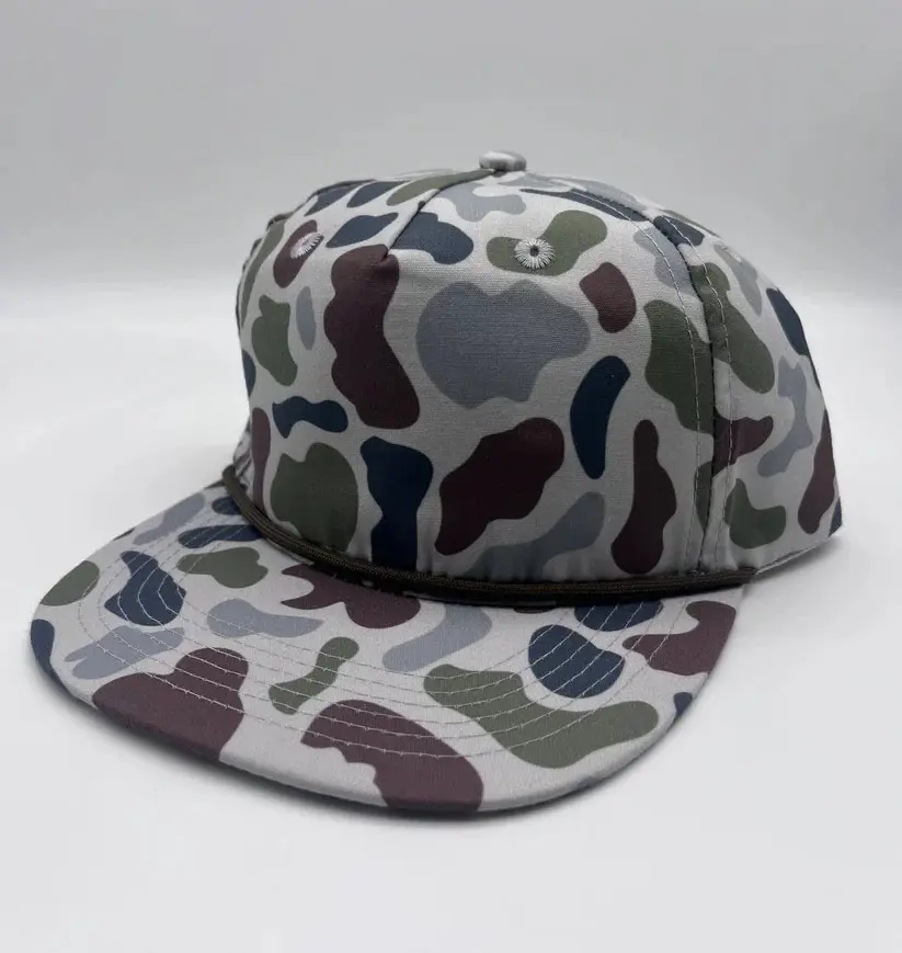 Wholesale High Quality Snapback Cap with Custom Logo Texas Hat Promotional Camouflage Patterns Sports Cap in Vietnam Factory 1