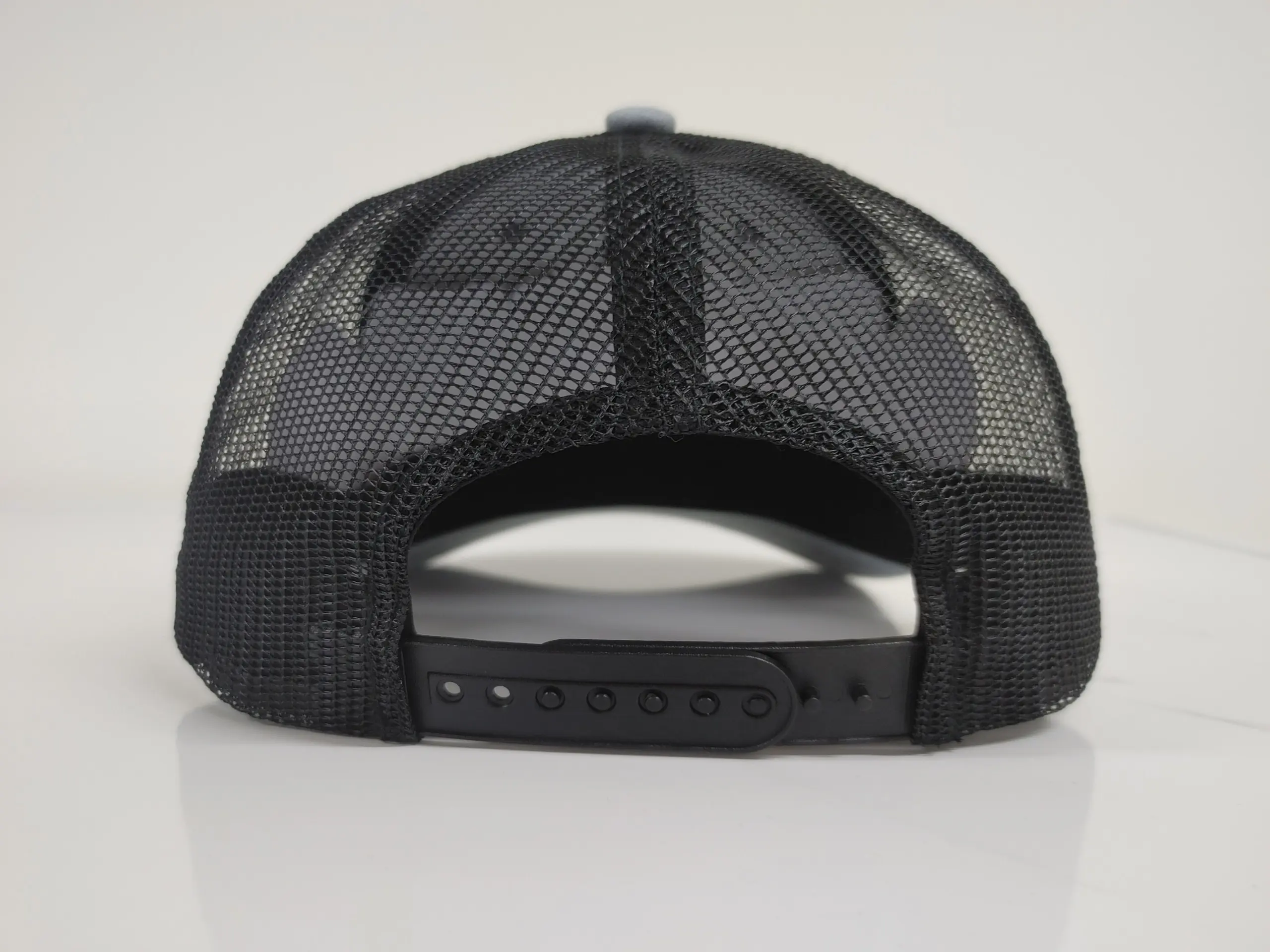 Wholesale Leather Patch Logo Promotional Hat Sport Dad Cap Heather Gray Trucker Hats Snapback Caps Custom Vietnam Factory 4